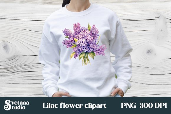 Download Flower Lilac Clipart PNG Design - Design Collection