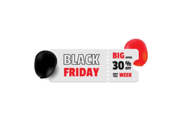 Download Black Friday Sale Voucher Coupon Isolate - Isolate Collection