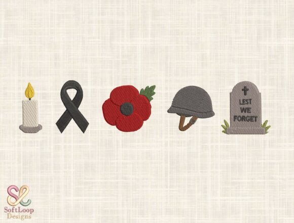 Download Remembrance Embroidery Design - Design Collection