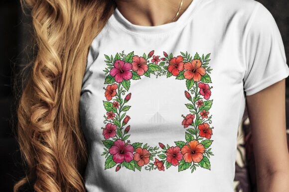 Download Floral Wreath Design with Vibrant Petals - Design Collection