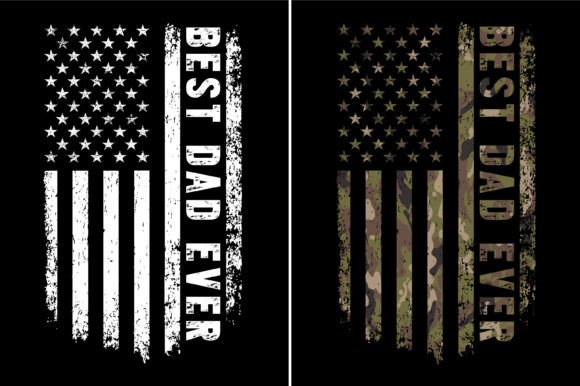 Download Best Dad Ever – Camo T-Shirt Design - Design Collection