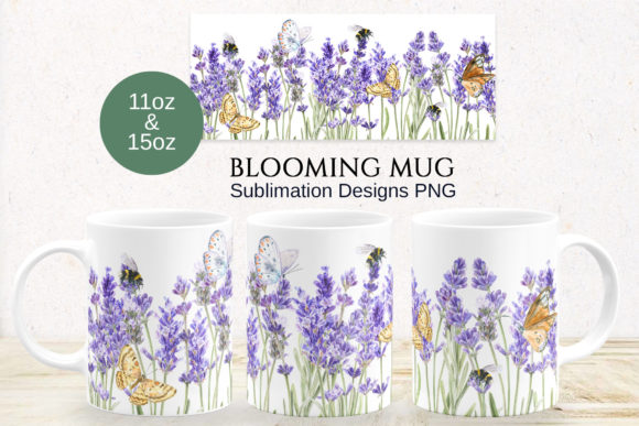 Download Lavender Mug Sublimation Designs - Design Collection