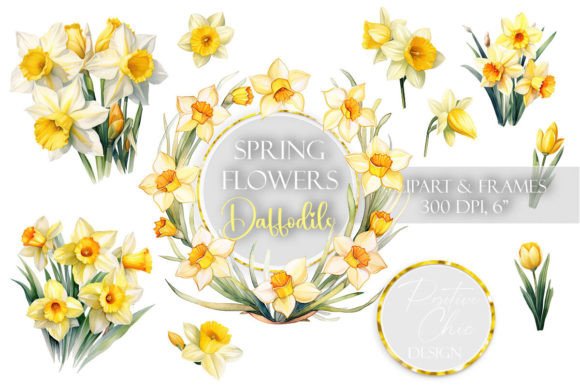 Download Daffodil Clipart Spring Flowers Clip Art - Daffodil Collection