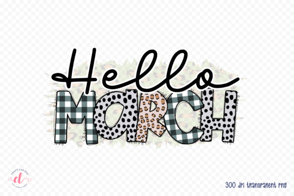 Download Hello March - Spring Sublimation Design - Design Collection